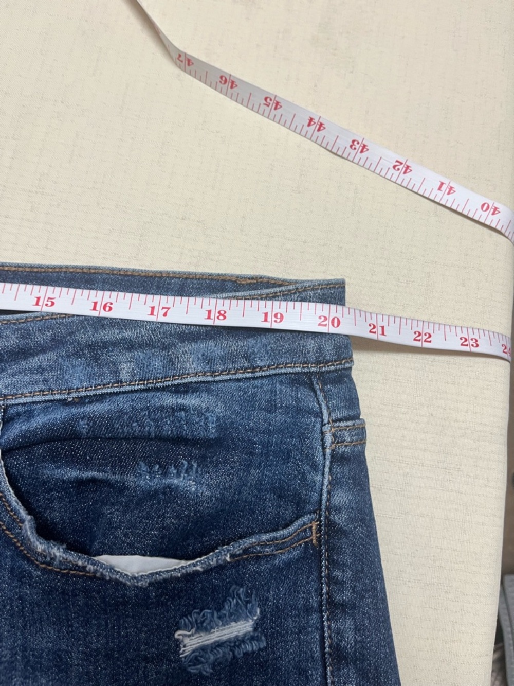 Lovervet by Vervet 22W high rise straight crop Jean - Picture 5 of 14